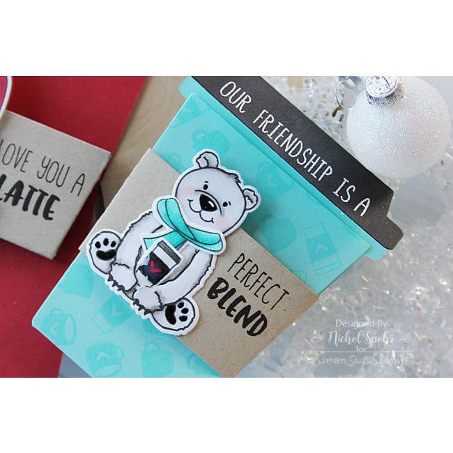 Coffee Cup Gift Card Holder - Honey Cuts - Stand - Alone Dies - Honey Bee Stamps