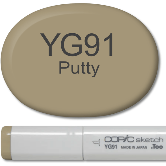 Copic Sketch Marker - YG91 Putty - Honey Bee Stamps