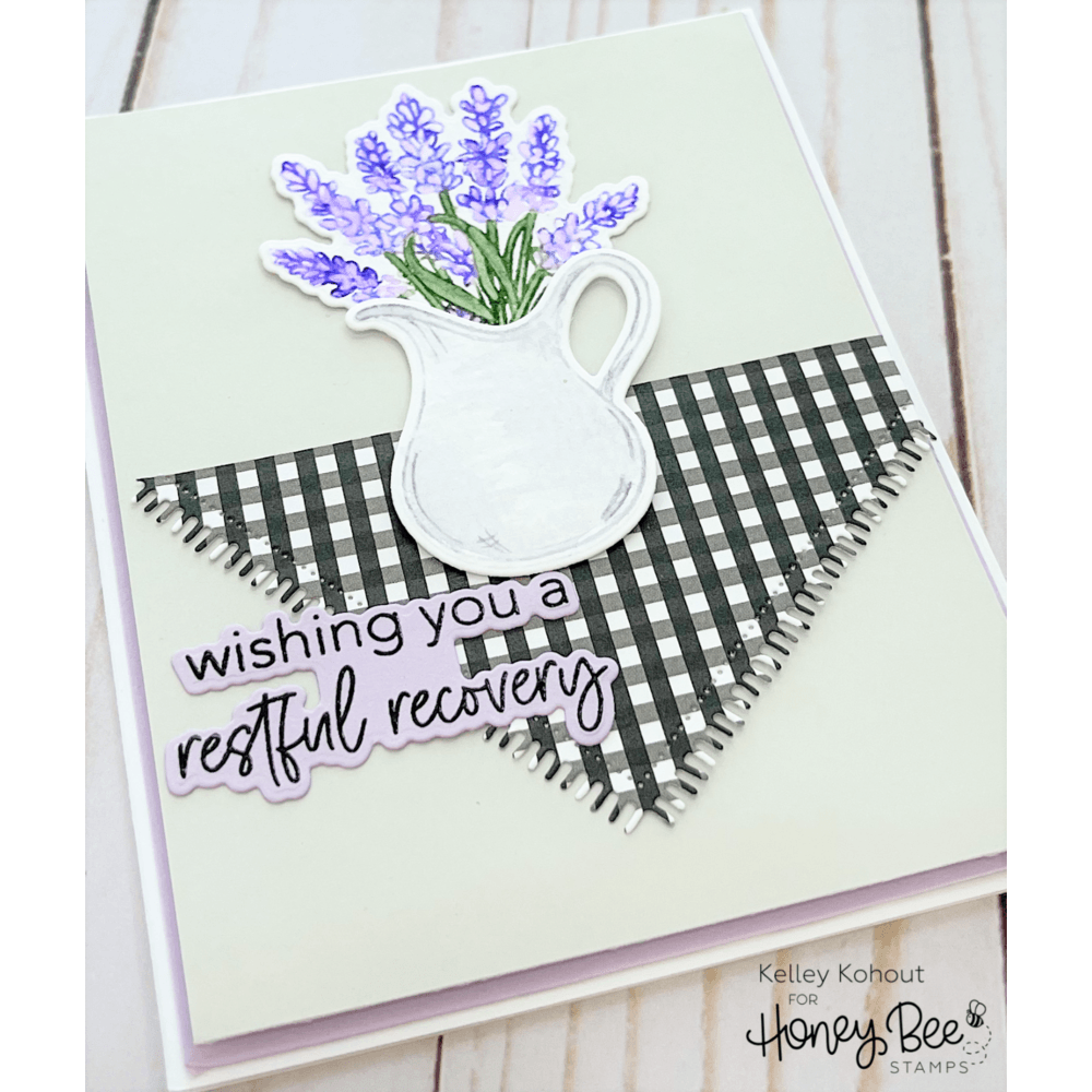 Country Lavender - 6x6 Photopolymer Stamp Set - Honey Bee Stamps