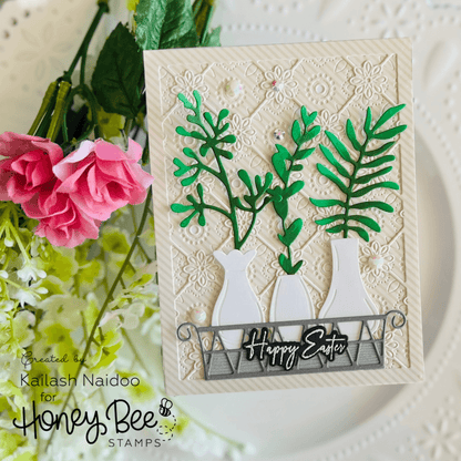 Delicate Daisy A2 Cover Plate Base - Honey Cuts - Stand - Alone Dies - Honey Bee Stamps