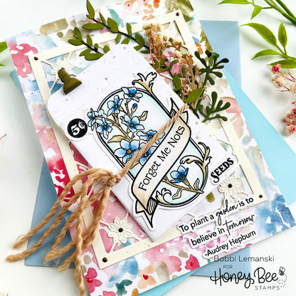 Delicate Daisy A2 Cover Plate Base - Honey Cuts - Stand - Alone Dies - Honey Bee Stamps