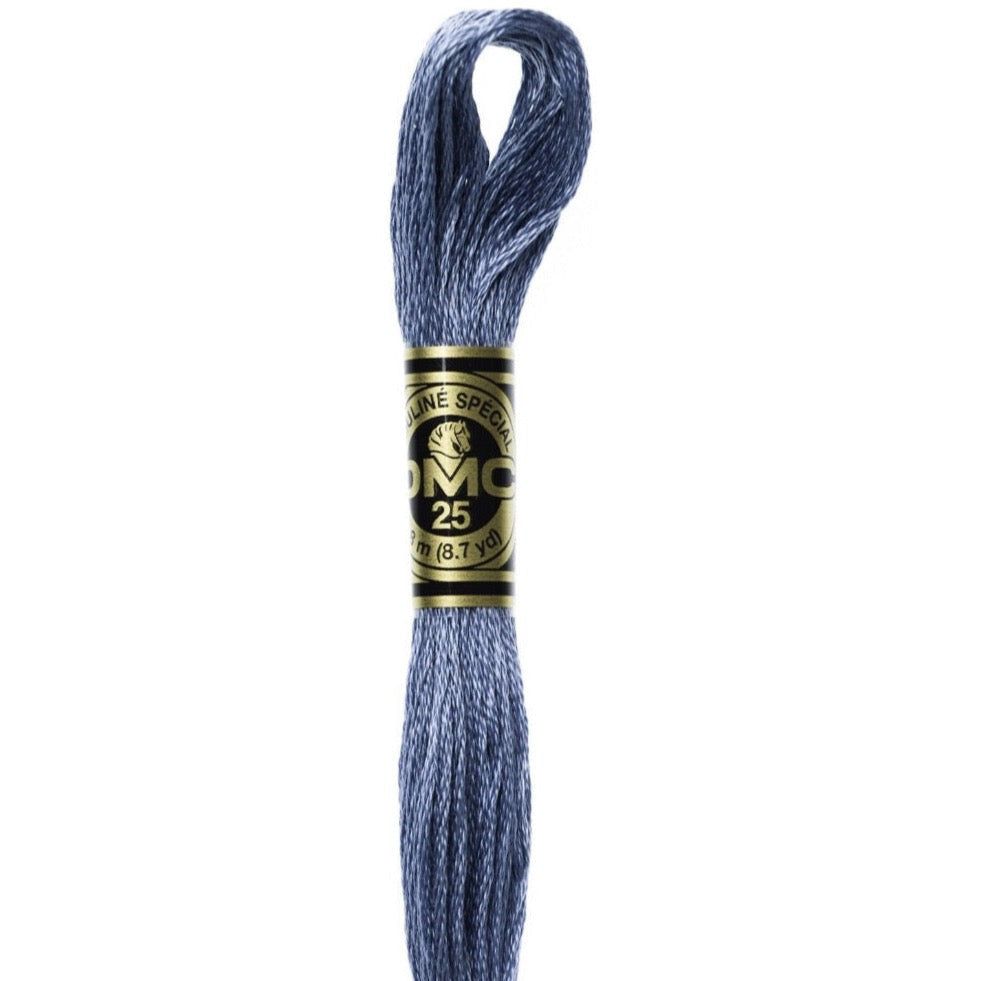DMC Embroidery Floss, 6 - Strand - Antique Blue Medium 931 - Honey Bee Stamps