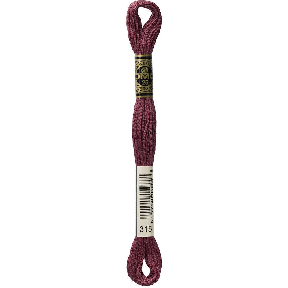 DMC Embroidery Floss, 6 - Strand - Antique Mauve Dark 315 - Honey Bee Stamps
