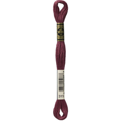 DMC Embroidery Floss, 6 - Strand - Antique Mauve Dark 315 - Honey Bee Stamps