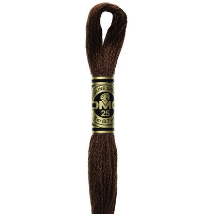 DMC Embroidery Floss, 6 - Strand - Coffee Brown Ultra Dark 938 - Honey Bee Stamps