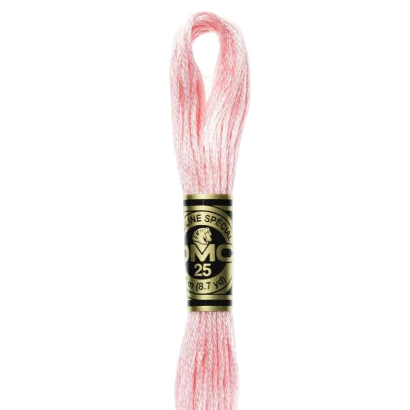DMC Embroidery Floss, 6 - Strand - Dusty Rose Ultra Very Light 963 - Honey Bee Stamps