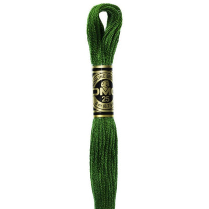 DMC Embroidery Floss, 6 - Strand - Forest Green Very Dark 986 - Honey Bee Stamps