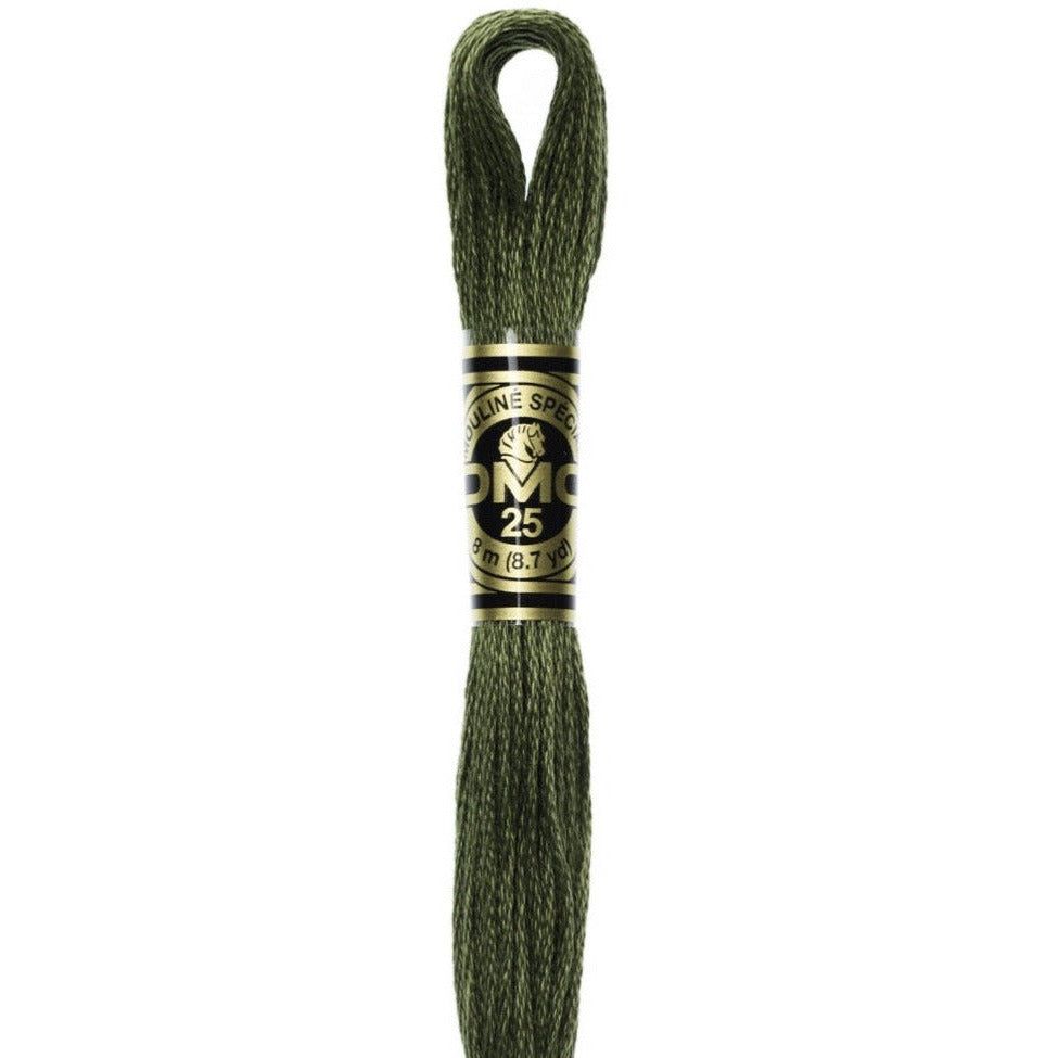 DMC Embroidery Floss, 6 - Strand - Green Gray Dark 3051 - Honey Bee Stamps