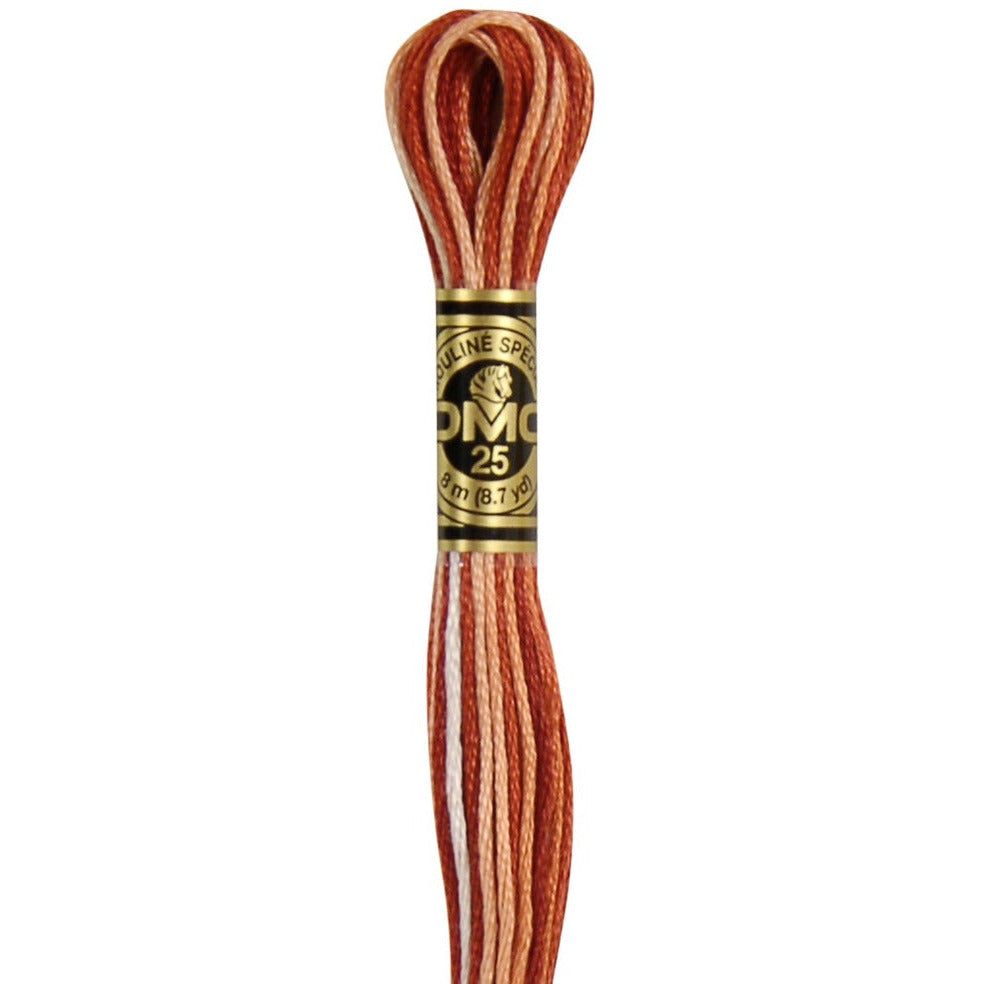 DMC Embroidery Floss, 6 - Strand - Variegated Terra Cotta 69 - Honey Bee Stamps