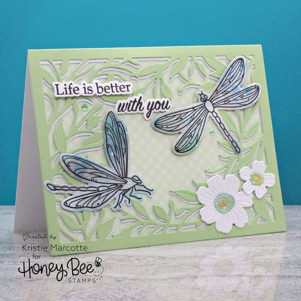 Dragonfly - Honey Cuts - Coordinating Dies - Honey Bee Stamps