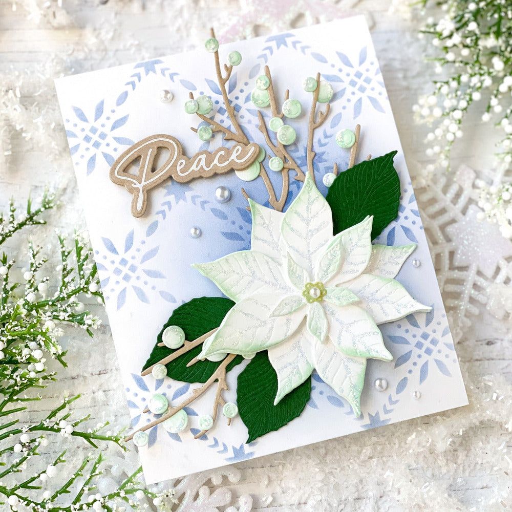 Foil Script: Holiday Hot Foil & Honey Cuts Dies - Retiring - Honey Bee Stamps