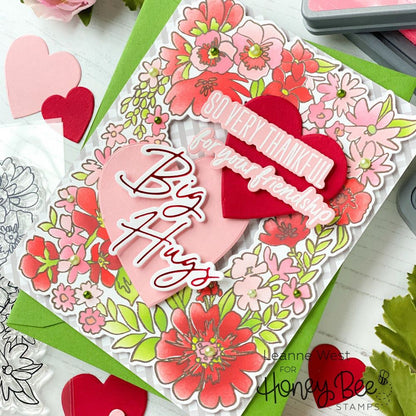 Friendship Frame - 6x6 Photopolymer Stamp Set - Honey Bee Stamps