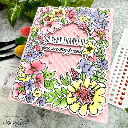 Friendship Frame - Honey Cuts - Coordinating Dies - Honey Bee Stamps