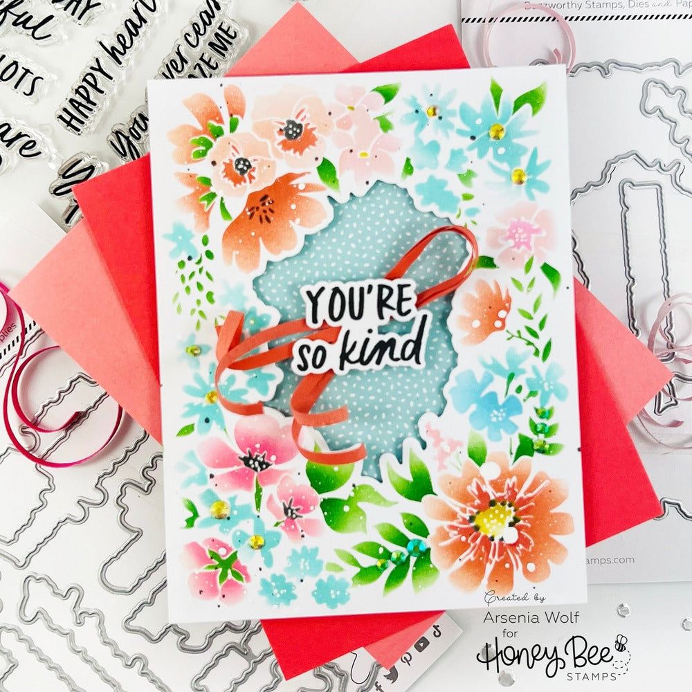 Friendship Frame - Honey Cuts - Coordinating Dies - Honey Bee Stamps