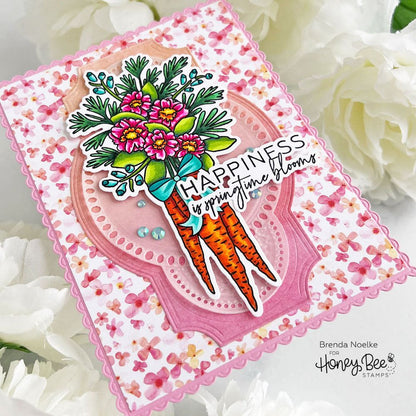Garden Bouquet - 4x6 Photopolymer Stamp Set - Honey Bee Stamps