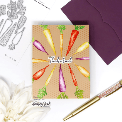 Garden Bouquet - 4x6 Photopolymer Stamp Set - Honey Bee Stamps