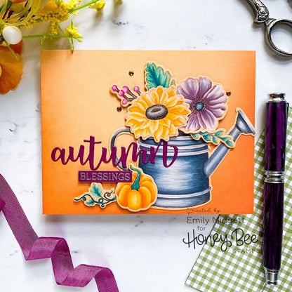 Garden Harvest Florals - Honey Cuts - Coordinating Dies - Retiring - Honey Bee Stamps