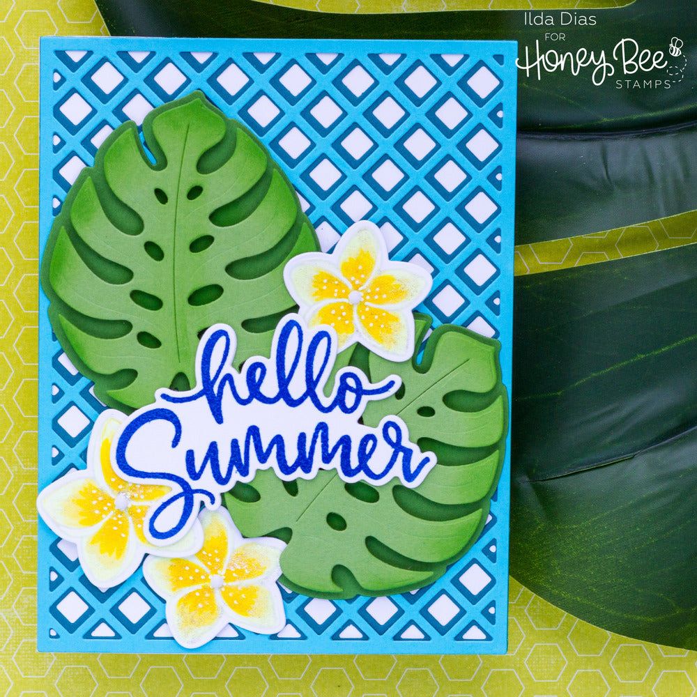 Garden Lattice Cover Plate Top - Honey Cuts - Stand - Alone Dies - Honey Bee Stamps