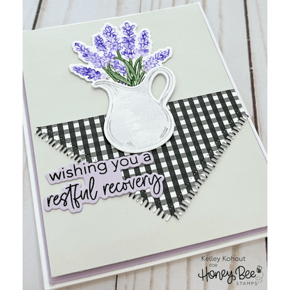 Get Well Soon - 6x6 Photopolymer Stamp Set - Honey Bee Stamps