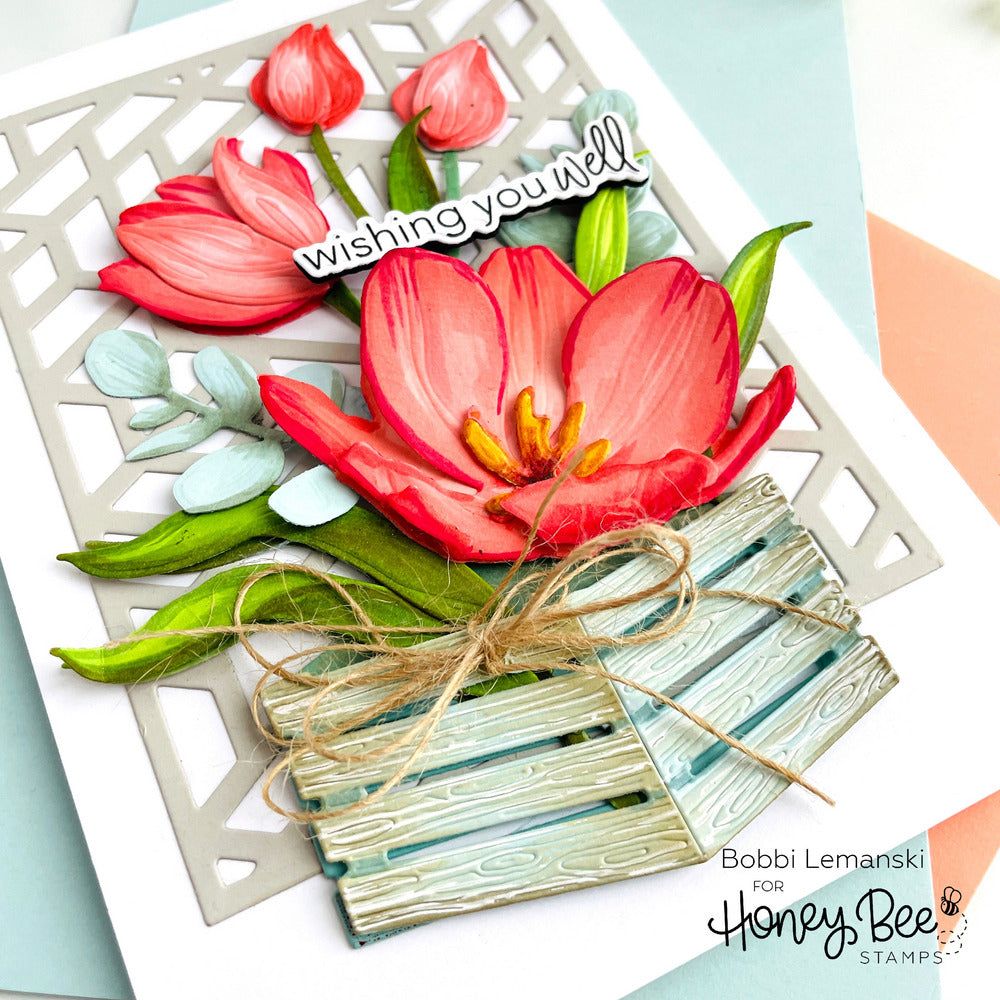 Get Well Soon - 6x6 Photopolymer Stamp Set - Honey Bee Stamps