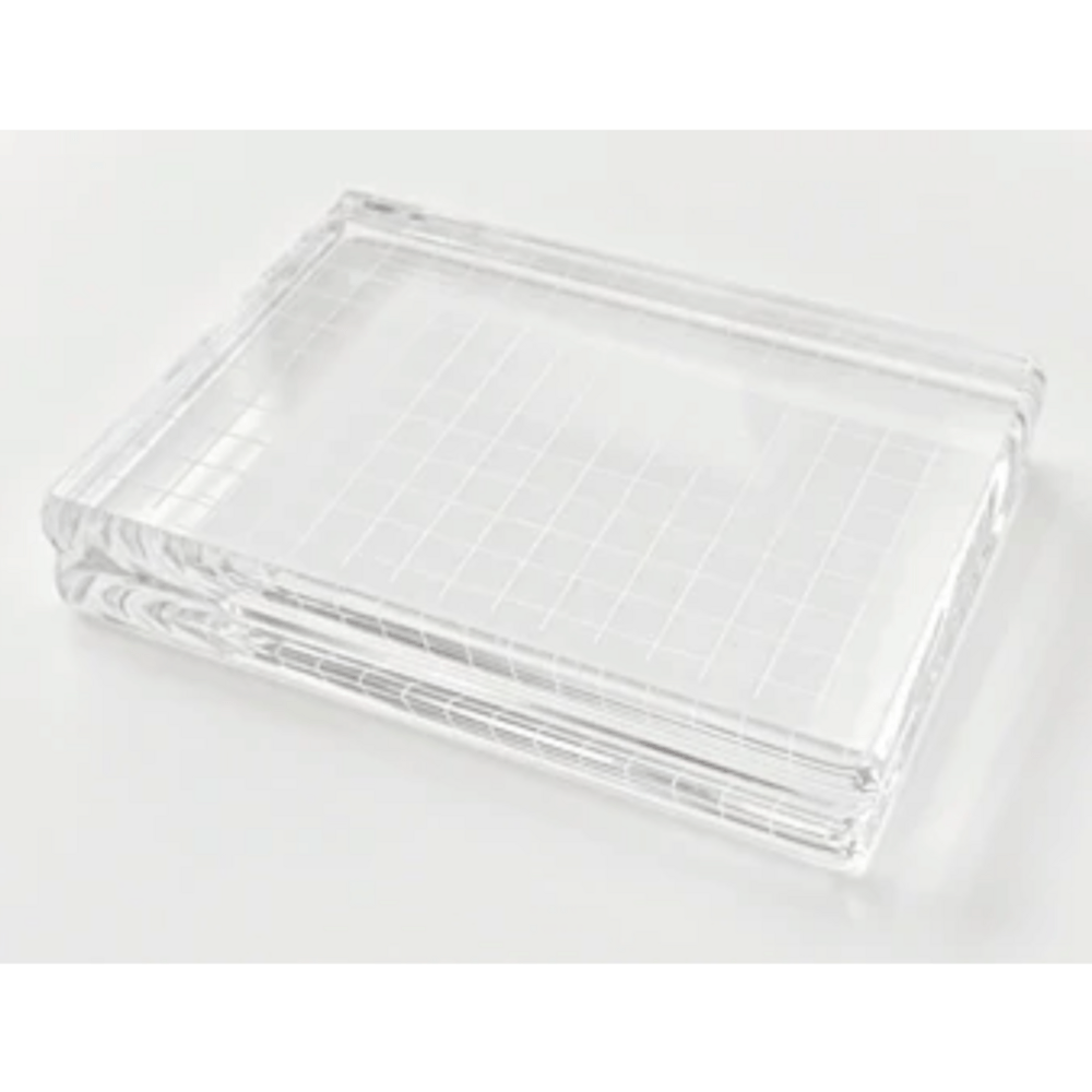 Gina K. Designs Comfort Clear Stamp Block - 3" x 4" Large Rectangle - Honey Bee Stamps