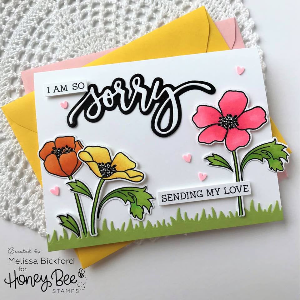 Grass Border - Honey Cuts - Stand - Alone Dies - Honey Bee Stamps