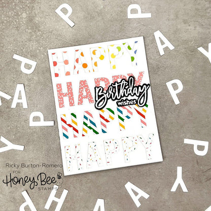 Happy Happy Happy - Honey Cuts - Coordinating Dies - Honey Bee Stamps
