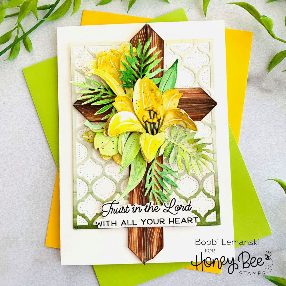 He Is Risen - 4x6 Photopolymer Stamp Set - Honey Bee Stamps