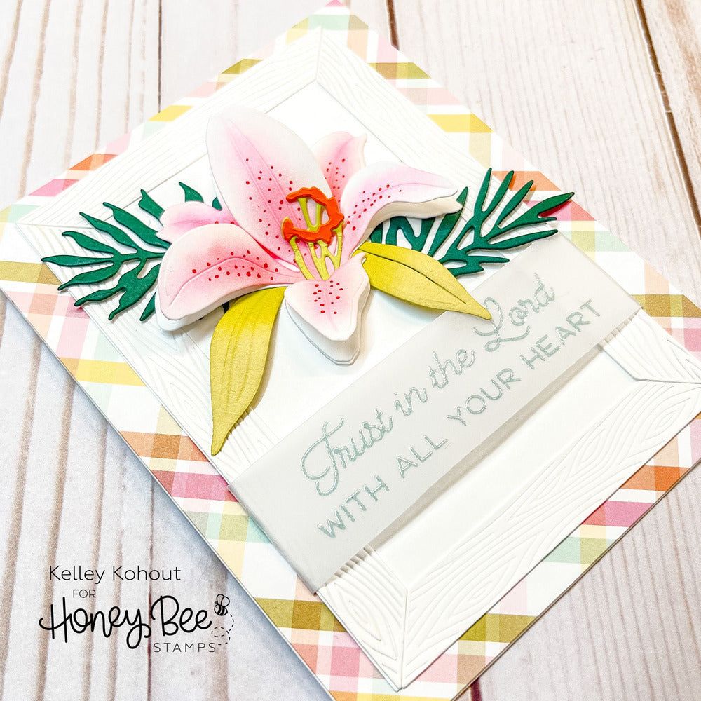 He Is Risen - 4x6 Photopolymer Stamp Set - Honey Bee Stamps