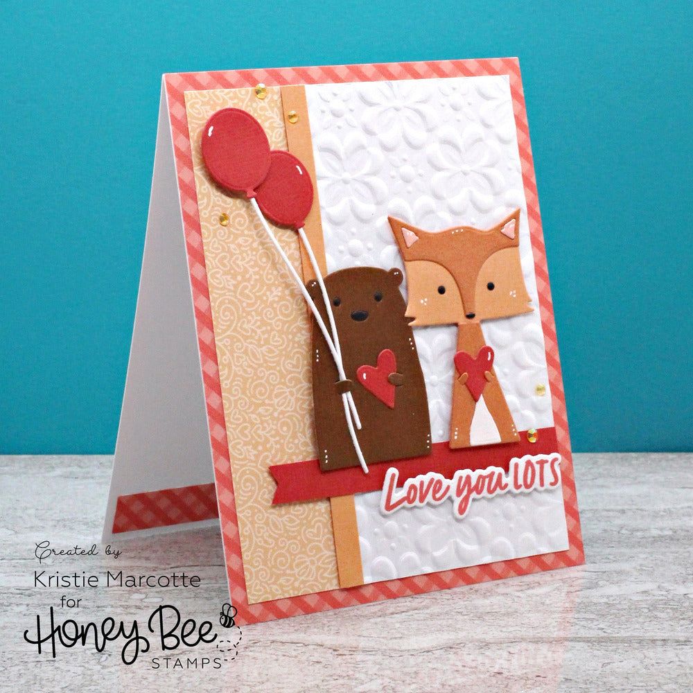 Heart Hugs - Honey Cuts - Stand - Alone Dies - Honey Bee Stamps