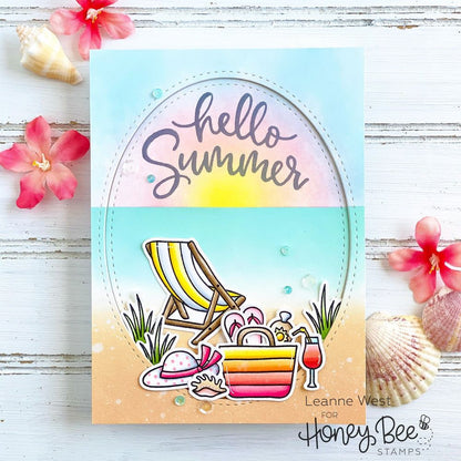 Hello Summer - Honey Cuts - Coordinating Dies - Honey Bee Stamps
