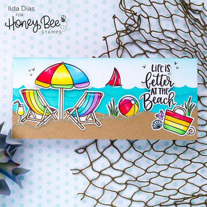 Hello Summer - Honey Cuts - Coordinating Dies - Honey Bee Stamps