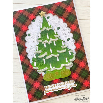 Home For The Holidays - 4x5 Photopolymer Stamp Set - Honey Bee Stamps