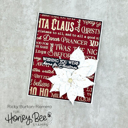 Home For The Holidays - 4x5 Photopolymer Stamp Set - Honey Bee Stamps