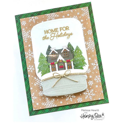 Home For The Holidays - 4x5 Photopolymer Stamp Set - Honey Bee Stamps