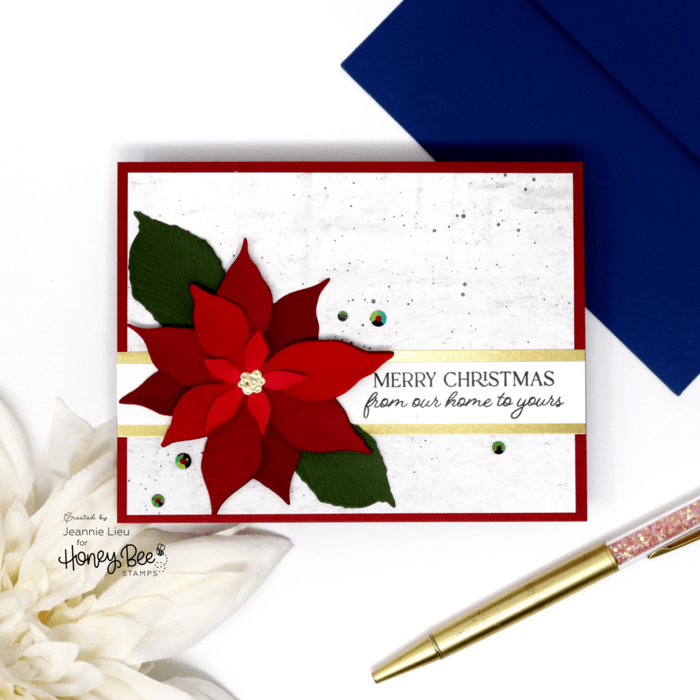 Home For The Holidays - 4x5 Photopolymer Stamp Set - Honey Bee Stamps