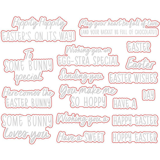Hoppy Easter - Honey Cuts - Coordinating Dies - Honey Bee Stamps