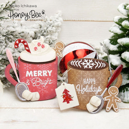 Hug In A Mug - 4x4 Photopolymer Stamp Set - Honey Bee Stamps