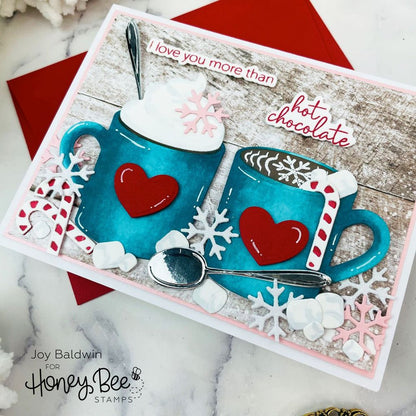 Hug In A Mug - 4x4 Photopolymer Stamp Set - Honey Bee Stamps