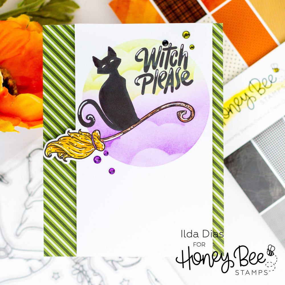 If The Broom Fits - Honey Cuts - Coordinating Dies - Honey Bee Stamps