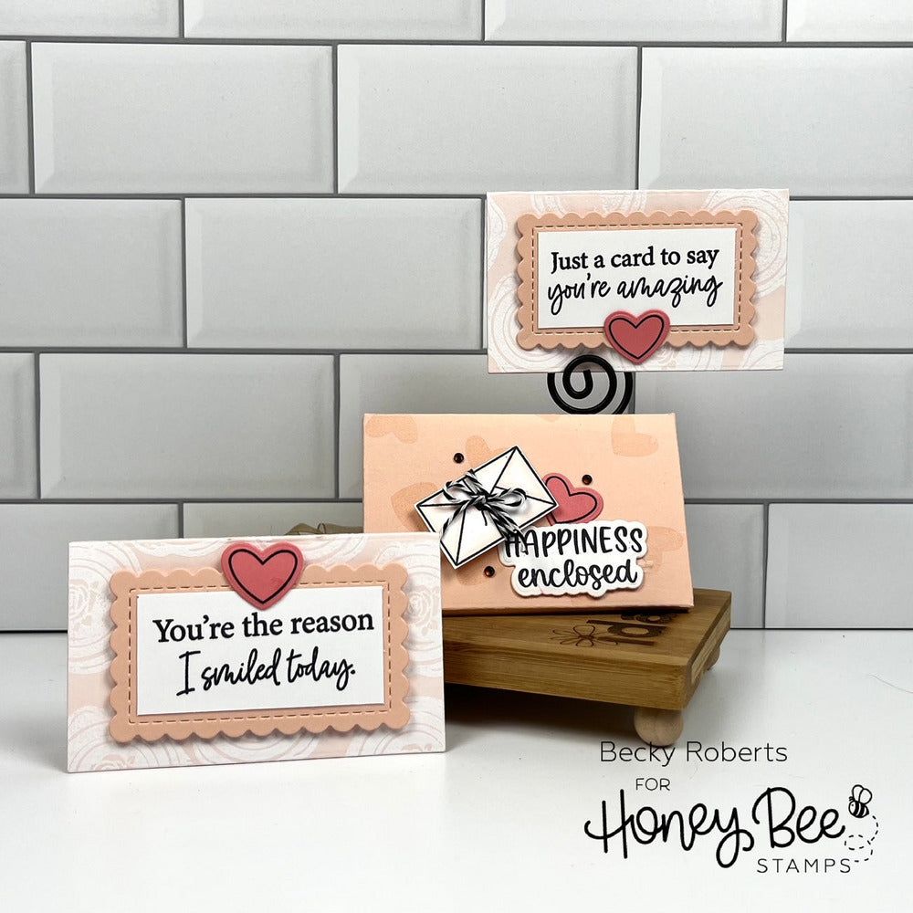 Inside: Kindness Sentiments - Honey Cuts - Coordinating Dies - Honey Bee Stamps