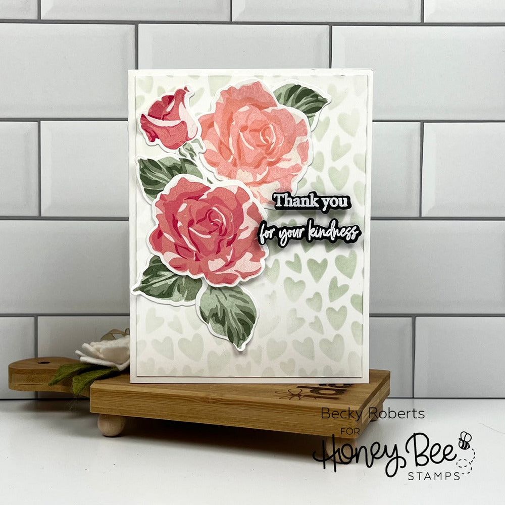 Inside: Kindness Sentiments - Honey Cuts - Coordinating Dies - Honey Bee Stamps