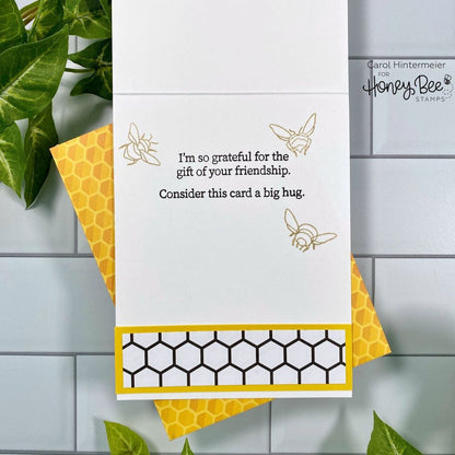 Inside: Thankful Sentiments - Honey Cuts - Coordinating Dies - Honey Bee Stamps