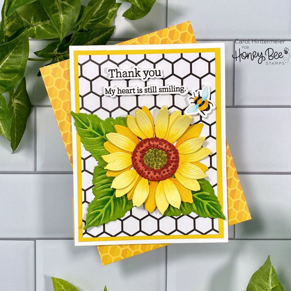 Inside: Thankful Sentiments - Honey Cuts - Coordinating Dies - Honey Bee Stamps