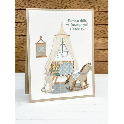 Inside: Welcome Baby Sentiments - Honey Cuts - Coordinating Dies - Honey Bee Stamps
