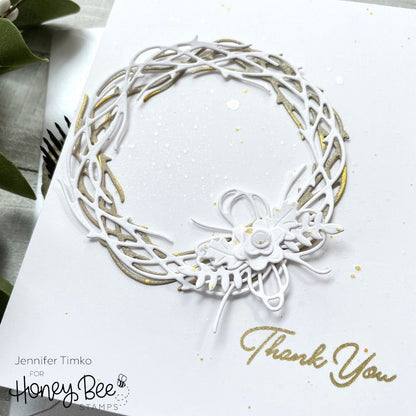 Itty Bitty Fall Flowers - Honey Cuts - Stand - Alone Dies - Honey Bee Stamps