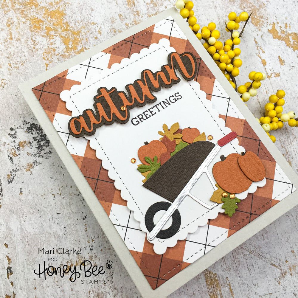 Itty Bitty Pumpkins - Honey Cuts - Stand - Alone Dies - Honey Bee Stamps
