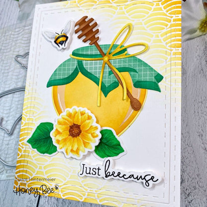 Just BEEcause - 6x8 Photopolymer Stamp Set - Retiring - Honey Bee Stamps
