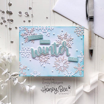 Layering Snowflakes - Honey Cuts - Stand - Alone Dies - Honey Bee Stamps