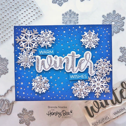 Layering Snowflakes - Honey Cuts - Stand - Alone Dies - Honey Bee Stamps
